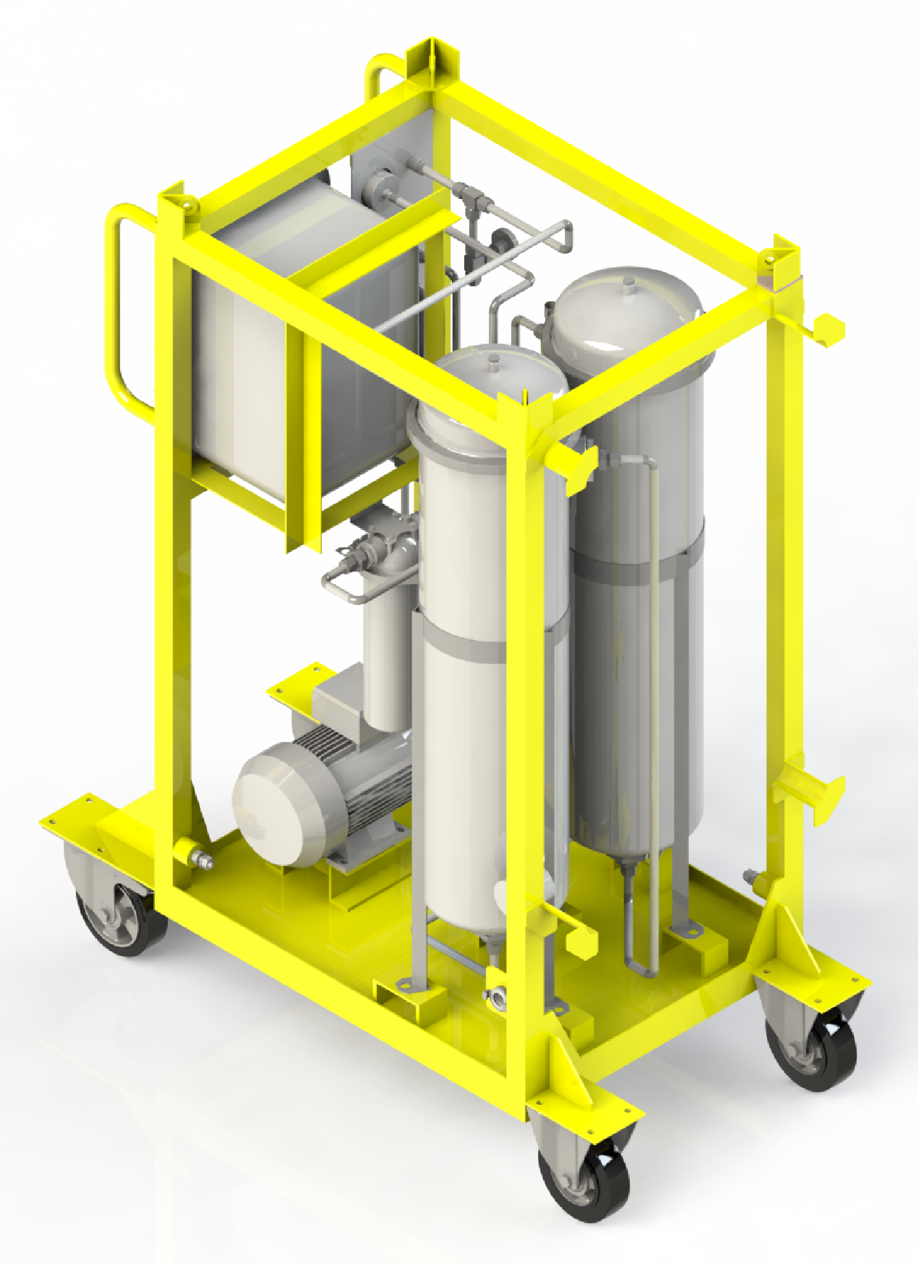 portable demineralized water skid